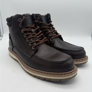 BRAND NEW Sonoma Sean Boots Cushioned Footbed Men’s Size 11 M Dark Brown